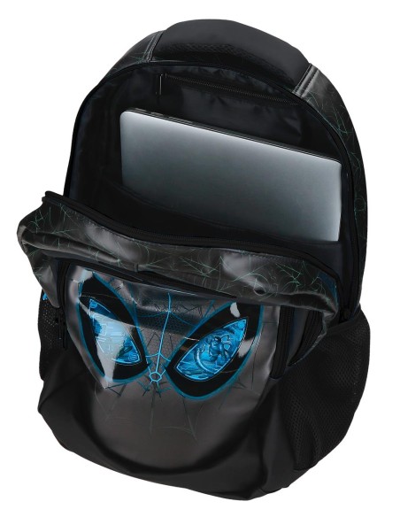 MOCHILA ADAP. 46CM 3C. C/CARRO. SPIDERMAN IS WATCHING US